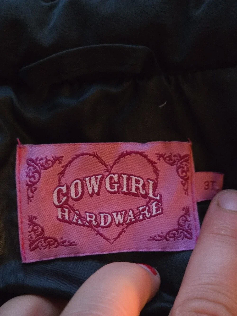 Cute Little Cowgirl Winter Vest